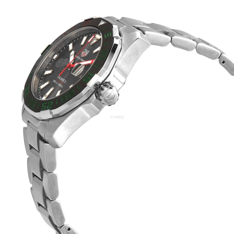 TAG Heuer,Aquaracer 43mm,43mm,Stainless Steel,Black,Automatic,Day,42hours,WAY201E,WAY201E.BA0927