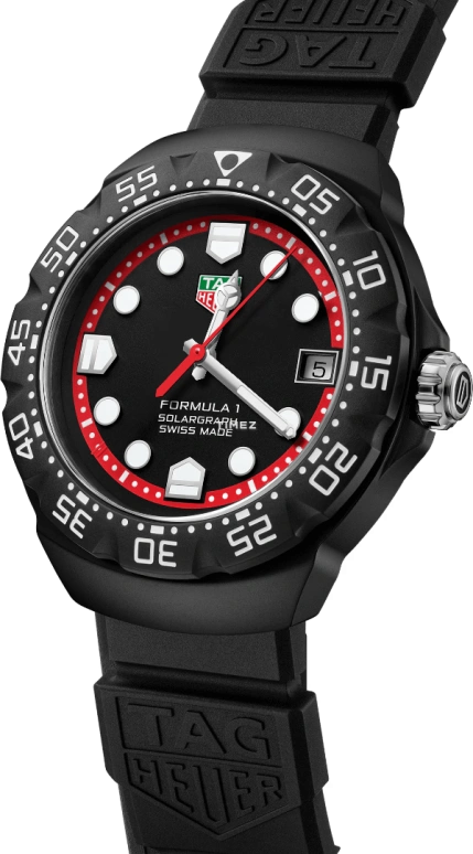 TAG Heuer,Formula 1 38mm,38mm,Stainless Steel,Black,Quartz,Day,Solar Charging,WBY1114,WBY1114.FT8084