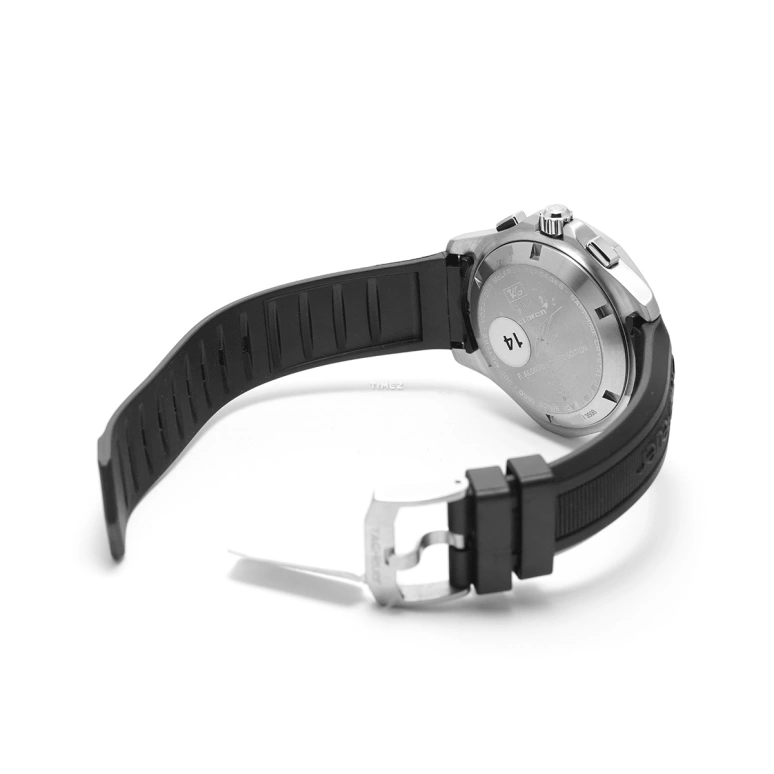 TAG Heuer,Aquaracer 41mm,41mm,Stainless Steel,Grey,Black,Quartz,Chronograph,In-house Caliber,CAF7113,CAF7113.FT8010