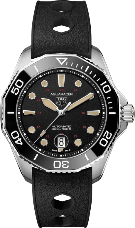 TAG Heuer,Aquaracer 43mm,43mm,Titanium,Ceramic,Black,Automatic,Chronograph,Date,WBP208C,WBP208C.FT6201