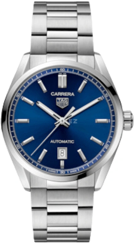 TAG Heuer,Carrera 39mm,39mm,Stainless Steel,Blue,Automatic,Chronograph,Date,WBN2112,WBN2112.BA0639