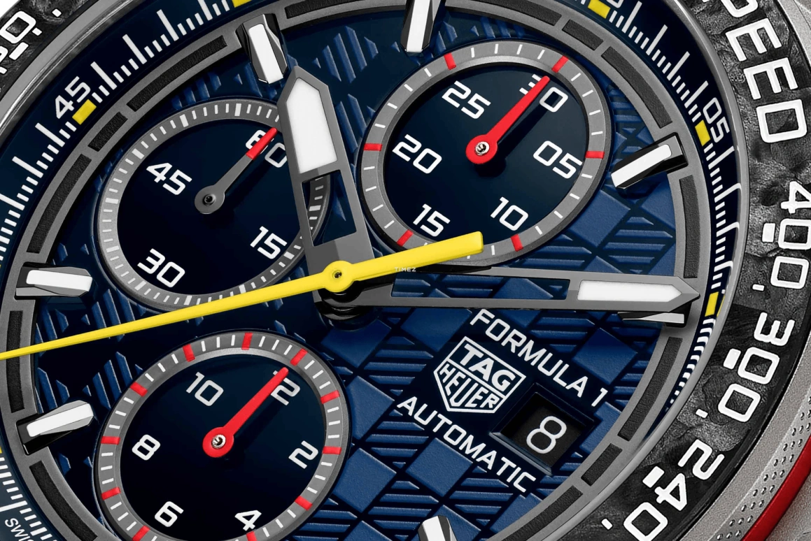 TAG Heuer,Formula 1 44mm,44mm,Titanium,Carbon,Blue,Automatic,Chronograph,Day,CBZ2080,CBZ2080.BF0009
