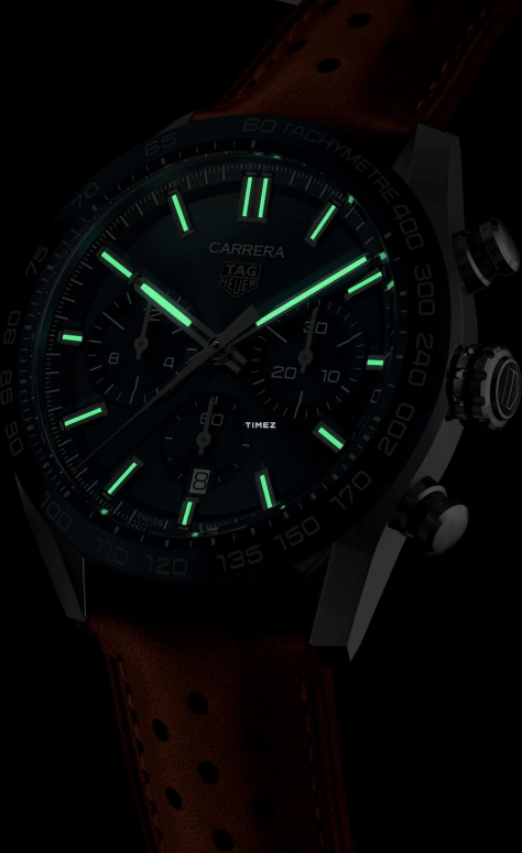 TAG Heuer,Carrera 44mm,44mm,Stainless Steel,Blue,Automatic,Chronograph,Day,CBN2A1A,CBN2A1A.FC6537