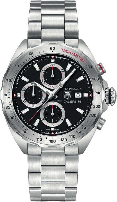 TAG Heuer,Formula 1 44mm,44mm,Stainless Steel,Black,Automatic,Chronograph,Date,CAZ2010,CAZ2010.BA0876
