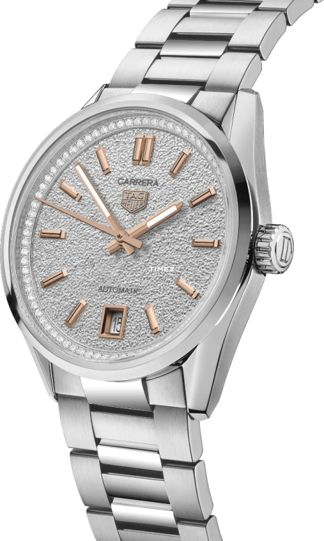 TAG Heuer,Carrera 36mm,36mm,Stainless Steel,Silver,Automatic,Day,46hours,WBN231B,WBN231B.BA0001