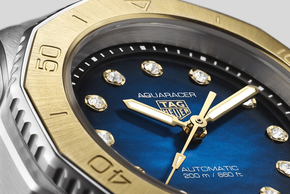 TAG Heuer,Aquaracer 30mm,30mm,Stainless Steel,Blue,Automatic,Day,40hours,WBP2450,WBP2450.FT6215
