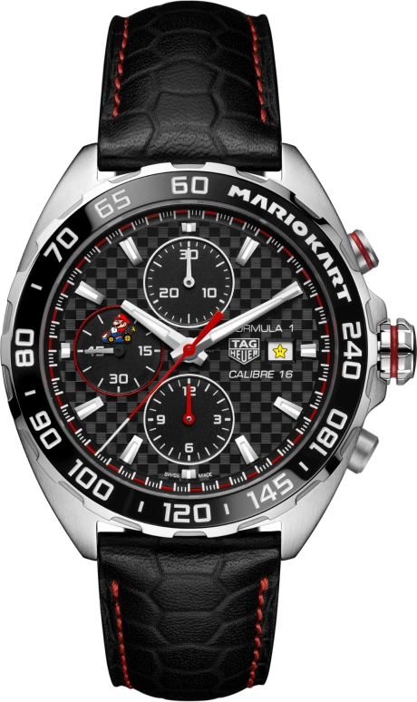 TAG Heuer,Formula 1 44mm,44mm,Stainless Steel,White,Black,Red,Automatic,42hours,In-house Caliber,CAZ201E,CAZ201E.FC6517