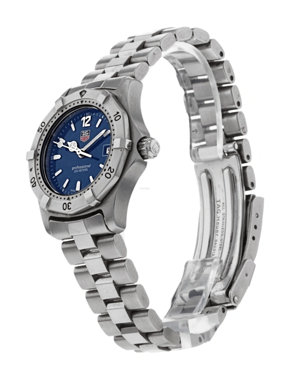 TAG Heuer,2000 28.50mm,28.50mm,Stainless Steel,Blue,Quartz,Day,Sapphire,WK1313,WK1313.BA0313