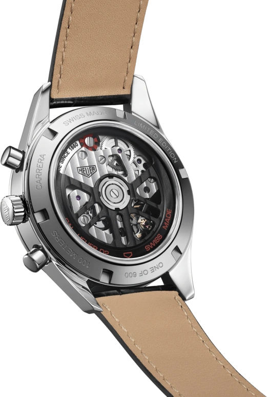 TAG Heuer,Carrera 39mm,39mm,Stainless Steel,Red,Automatic,80hours,In-house Caliber,CBK221G,CBK221G.FC6479