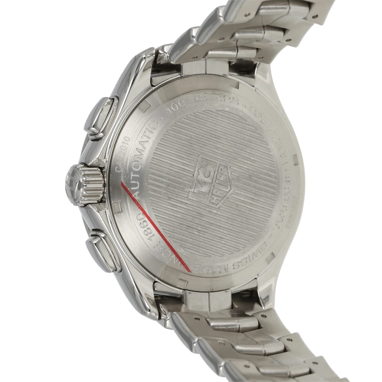 TAG Heuer,Link 43mm,43mm,Stainless Steel,Black,Automatic,Chronograph,Day,CAT2010,CAT2010.BA0592