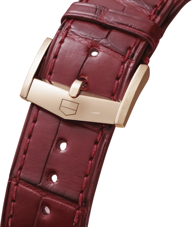 TAG Heuer,Carrera 42mm,42mm,Rose Gold,Rose Gold,Red,Automatic,Chronograph,Day,CBN2048,CBN2048.FC8323