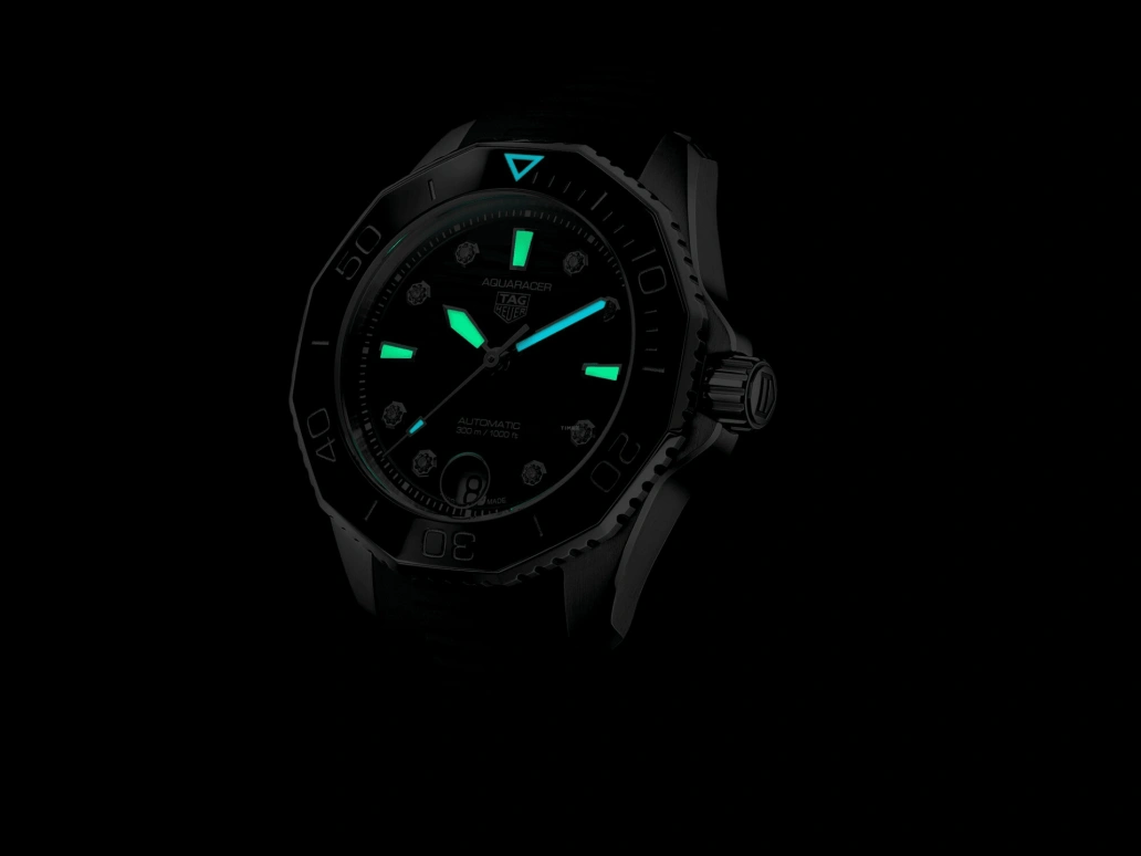 TAG Heuer,Aquaracer 36mm,36mm,Stainless Steel,Green,Automatic,42hours,In-house Caliber,WBP231G,WBP231G.FT6226