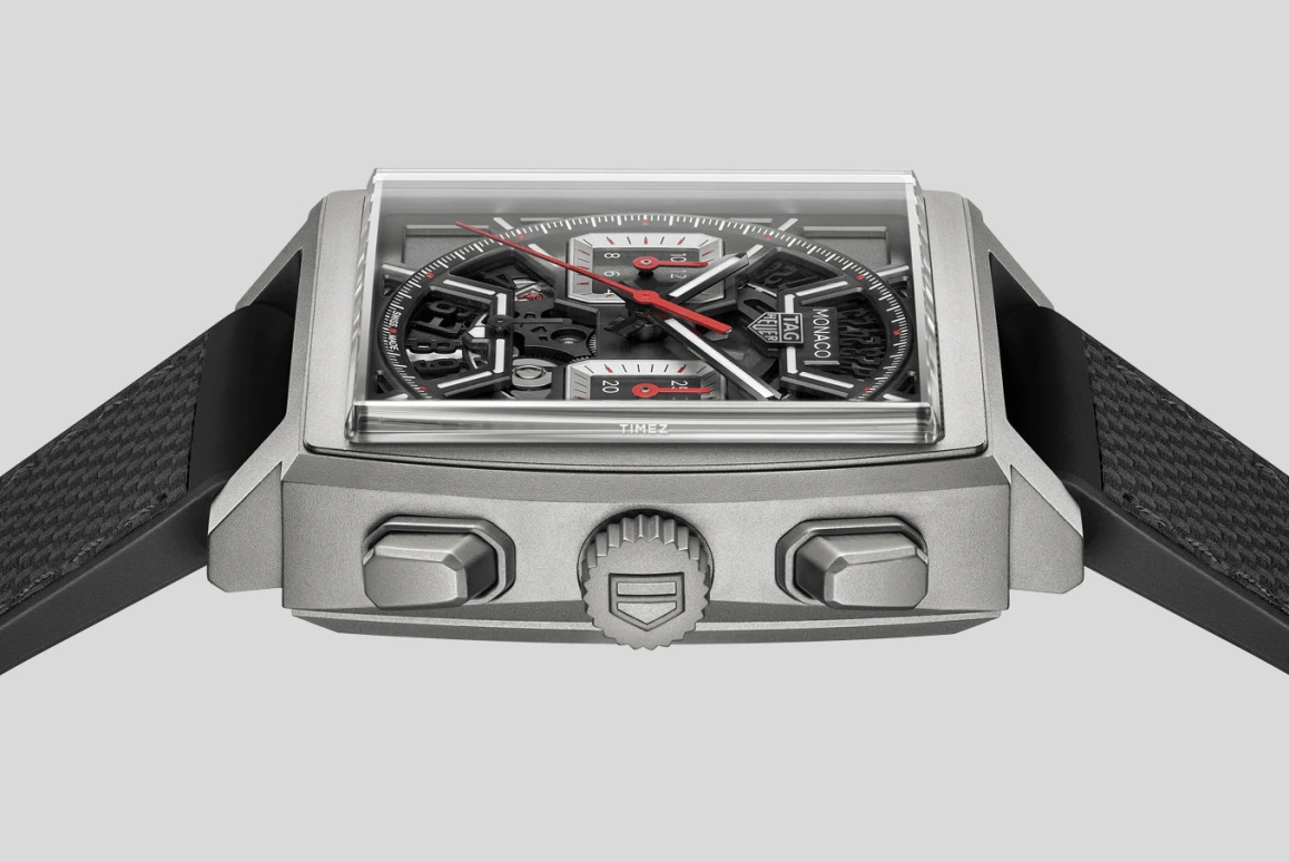 TAG Heuer,Monaco 39mm,39mm,Titanium,Skeleton,Automatic,Chronograph,Day,CBL2183,CBL2183.FT6236