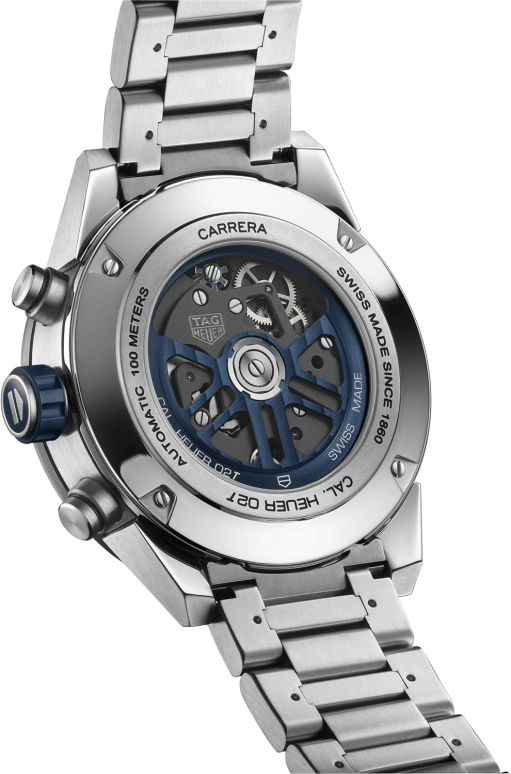 TAG Heuer,Carrera 45mm,45mm,Titanium,Ceramic,Blue,Automatic,Chronograph,Tourbillon Escapement,Column Wheel,CAR5A8C,CAR5A8C.BF0707