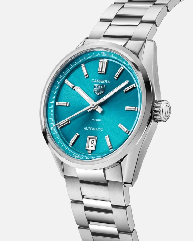 TAG Heuer,Carrera 36mm,36mm,Stainless Steel,Blue,Automatic,Day,46hours,WBN2316,WBN2316.BA0001
