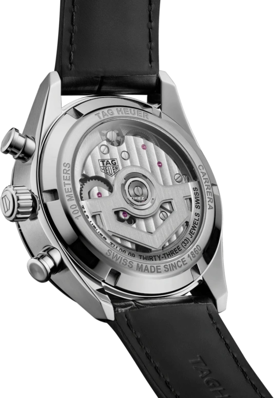 TAG Heuer,Carrera 42mm,42mm,Stainless Steel,Green,Automatic,Chronograph,Tourbillon,CBS5011,CBS5011.FC6566