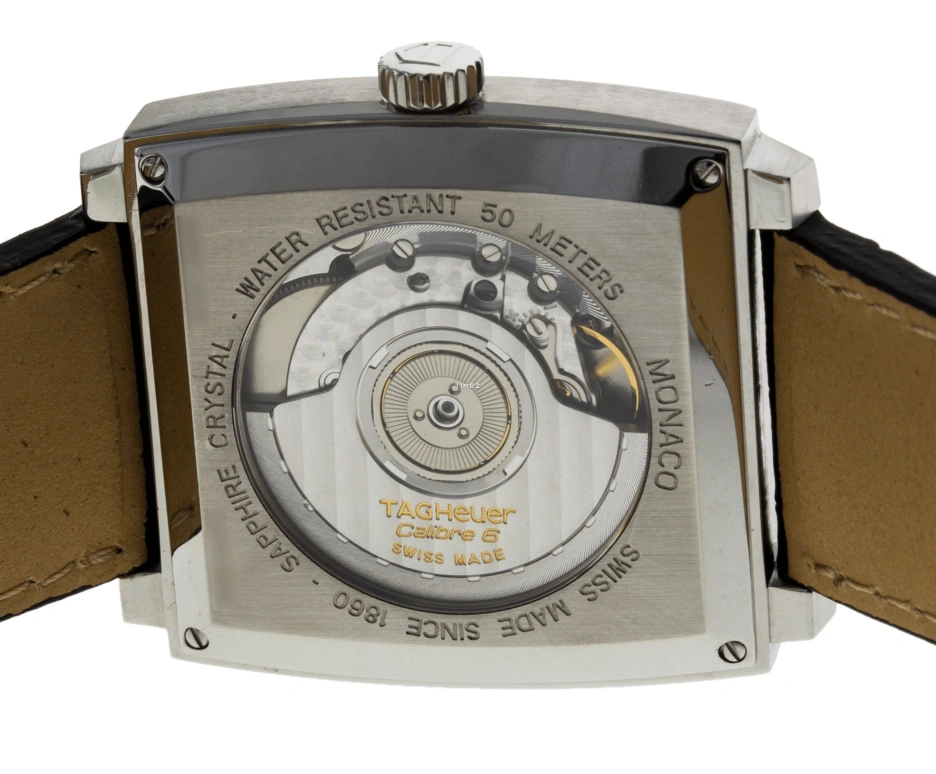 TAG Heuer,Monaco 37mm,37mm,Stainless Steel,Black,Automatic,Chronograph,42hours,WAW2110,WAW2110.FT6005