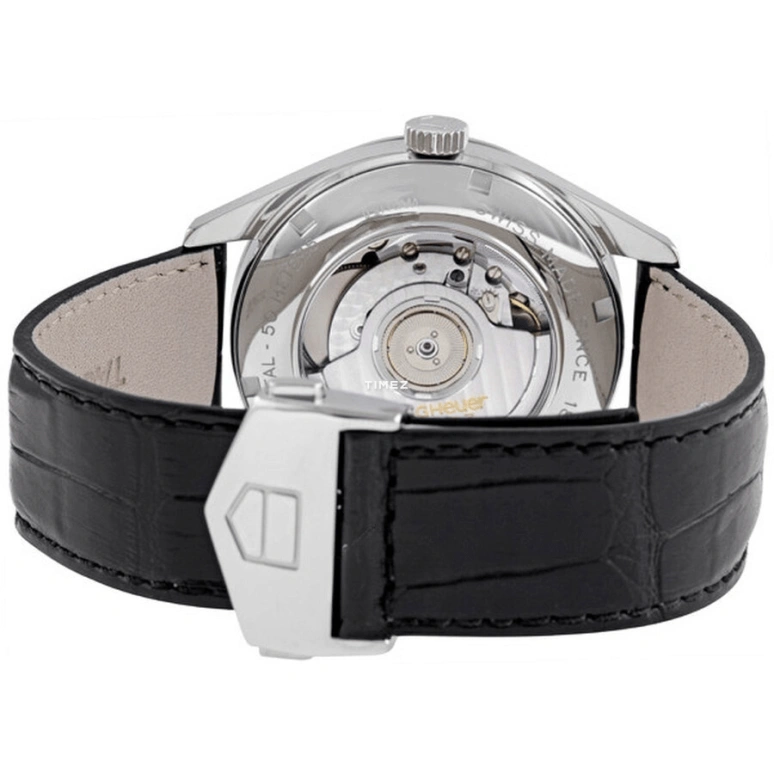 TAG Heuer,Carrera 38mm,38mm,Stainless Steel,Black,Automatic,Day,Dule Time,WW2115,WW2115.FC6180