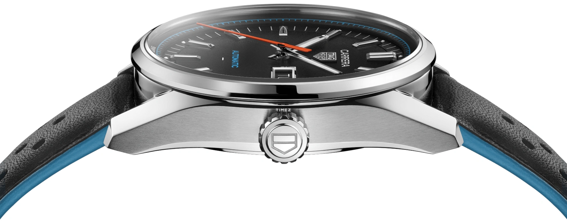 TAG Heuer,Carrera 41mm,41mm,Stainless Steel,Black,Automatic,Date,Day,WDA2110,WDA2110.FC6614