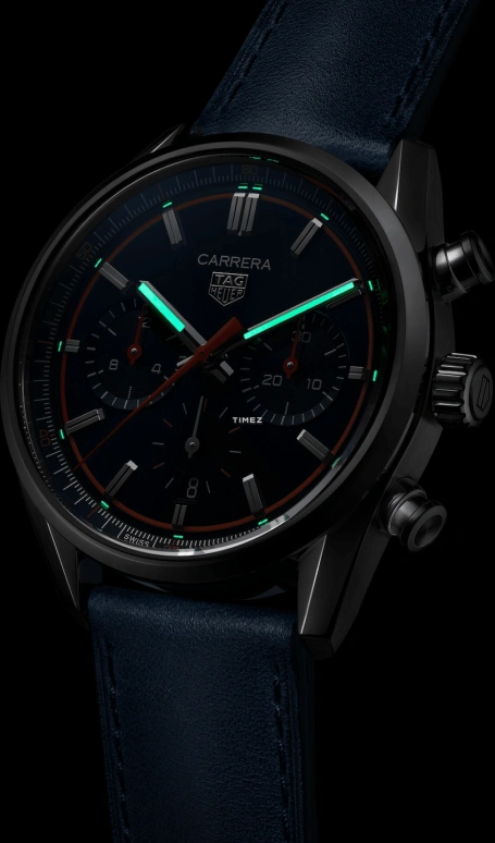 TAG Heuer,Carrera 42mm,42mm,Stainless Steel,Blue,Automatic,Chronograph,Day,CBN201D,CBN201D.FC6543