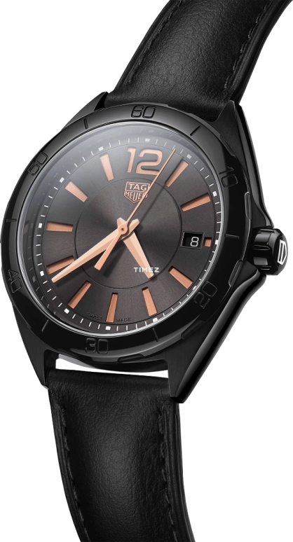 TAG Heuer,Formula 1 35mm,35mm,Stainless Steel,Rose Gold,Black,Quartz,Day,Sapphire,Crystal Glass,WBJ1314,WBJ1314.FC8230