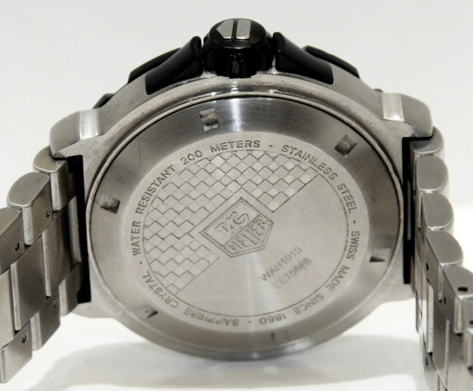 TAG Heuer,Formula 1 44mm,44mm,Stainless Steel,Black,Quartz,Day,Sapphire,WAH1010,WAH1010.BA0860