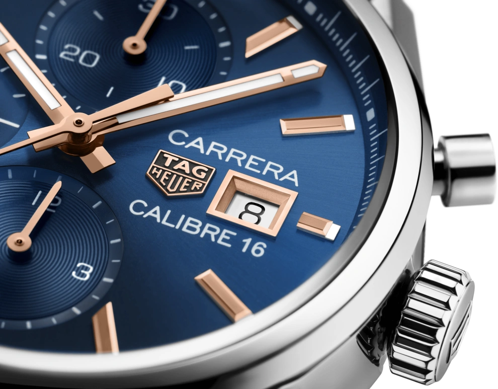 TAG Heuer,Carrera 41mm,41mm,Stainless Steel,Blue,Automatic,Chronograph,Date,CBK2115,CBK2115.BA0715