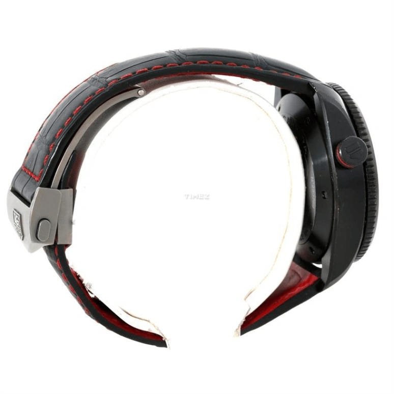 TAG Heuer,Carrera 43mm,43mm,Titanium,Black,Automatic,Chronograph,Day,CAV5185,CAV5185.FC6237