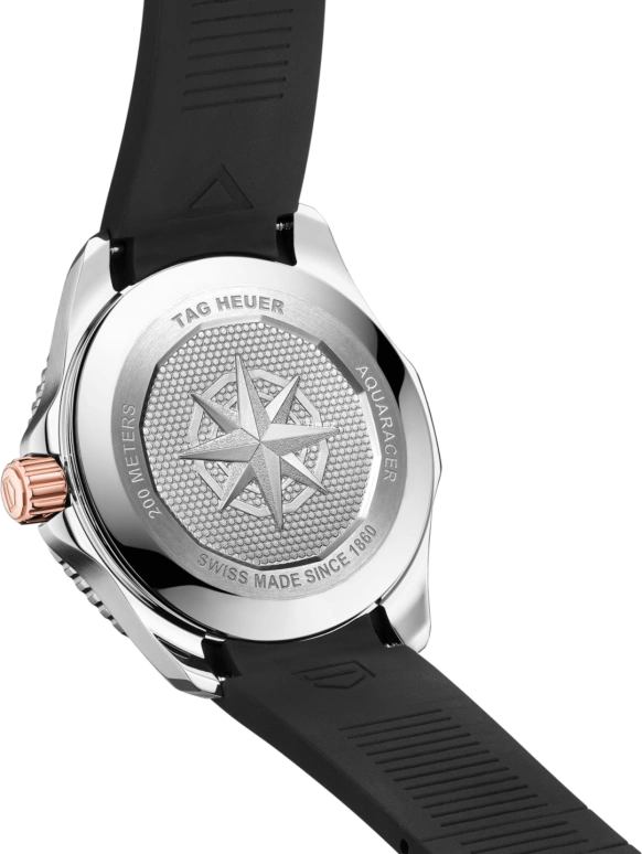 TAG Heuer,Aquaracer 40mm,40mm,Stainless Steel,Black,Automatic,Day,Sapphire,Crystal Glass,WBP2151,WBP2151.FT6199