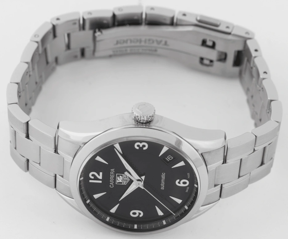 TAG Heuer,Carrera 36mm,36mm,Stainless Steel,Black,Automatic,Day,42hours,WV2211,WV2211.BA0790