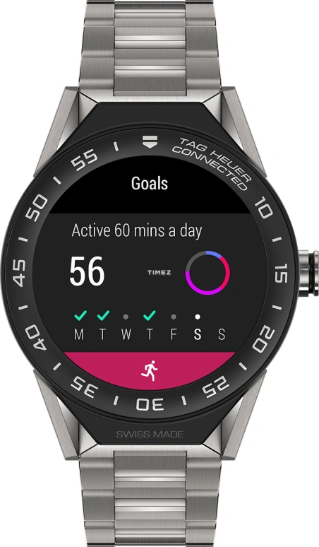 TAG Heuer,Carrera 45mm,45mm,Titanium,Black,Processor,Chronograph,Day,Connected,Smartwatch,25hours,In-house Caliber,SBF8A8001,SBF8A8001.10BF0608