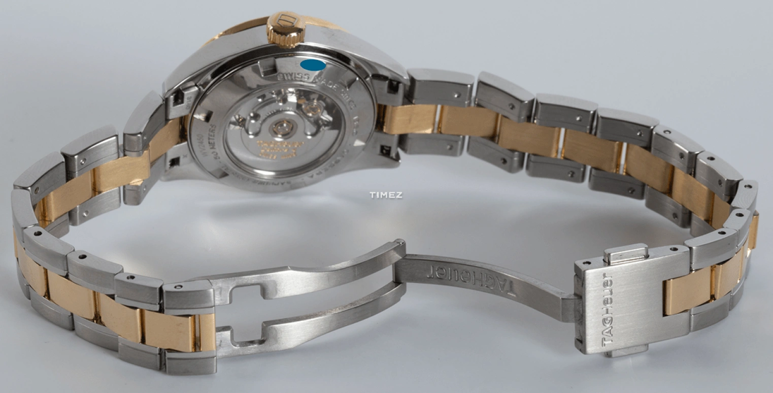 TAG Heuer,Carrera 27mm,27mm,Stainless Steel,White,Automatic,Day,In-house Caliber,WV2450,WV2450.BD0797
