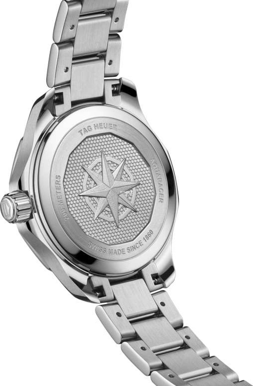 TAG Heuer,Aquaracer 34mm,34mm,Stainless Steel,Green,Quartz,Day,In-house Caliber,WBP1315,WBP1315.BA0005