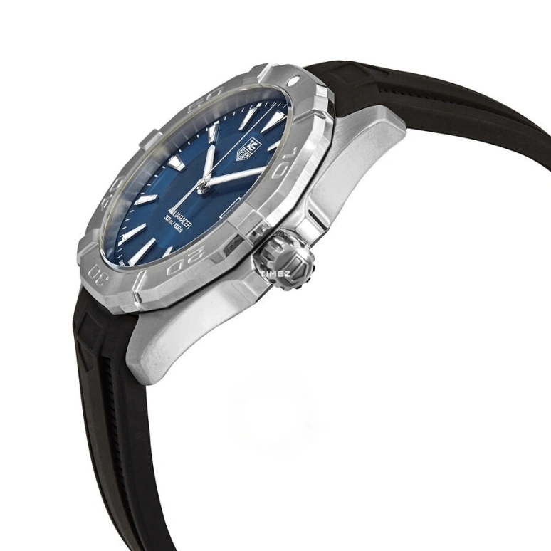 TAG Heuer,Aquaracer 41mm,41mm,Stainless Steel,Blue,Quartz,Day,Sapphire,WAY1112,WAY1112.FT8021