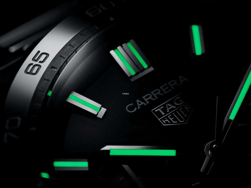 TAG Heuer,Carrera 44mm,44mm,Stainless Steel,Ceramic,Black,Automatic,Chronograph,Day,CBN2A1B,CBN2A1B.FC6481