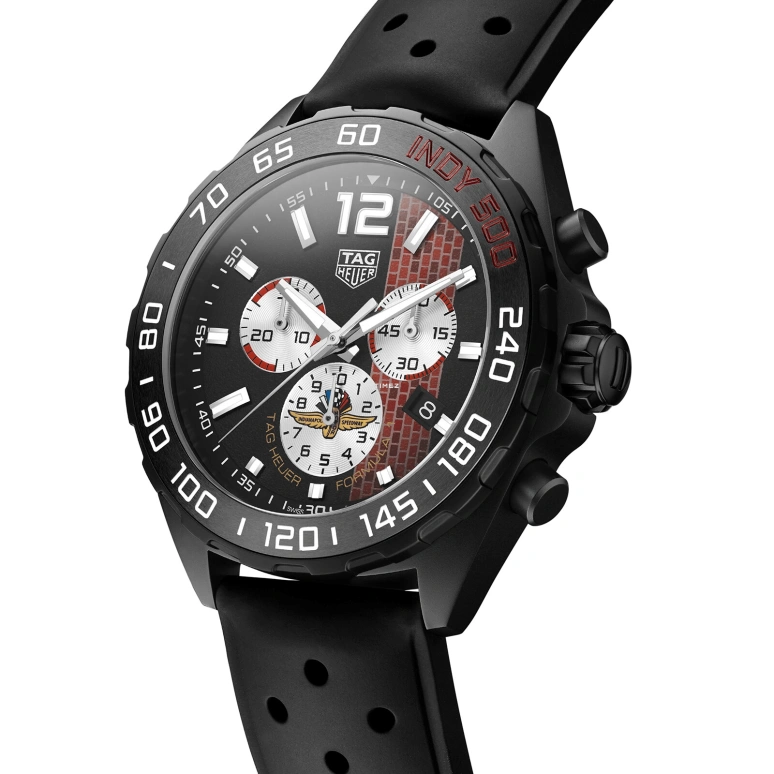 TAG Heuer,Formula 1 43mm,43mm,Stainless Steel,Black,White,Red,Quartz,Chronograph,Day,CAZ101AD,CAZ101AD.FT8024