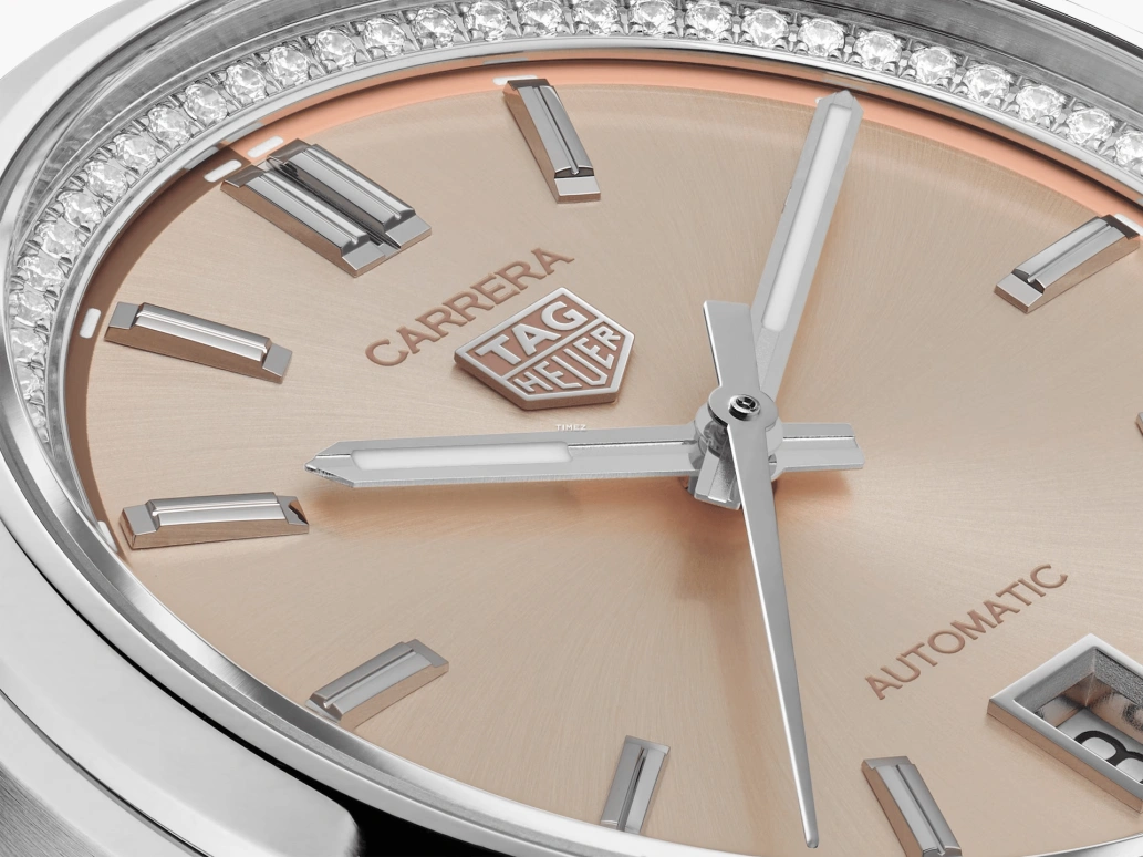 TAG Heuer,Carrera 36mm,36mm,Stainless Steel,Pink Red,Automatic,Day,46hours,WBN231A,WBN231A.BA0001