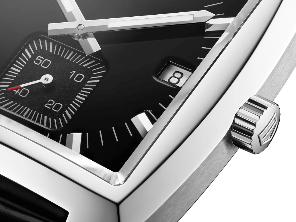 TAG Heuer,Monaco 37mm,37mm,Stainless Steel,Black,Quartz,Day,Sapphire,WAW131A,WAW131A.FC6177