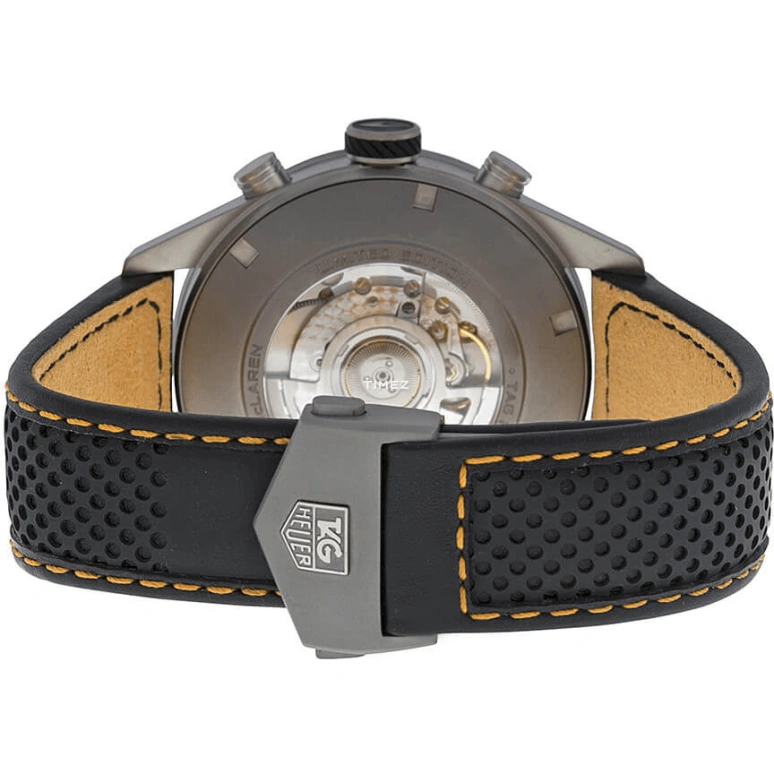 TAG Heuer,Carrera 43mm,43mm,Titanium,Black,Automatic,Chronograph,Day,CAR2080,CAR2080.FC6286
