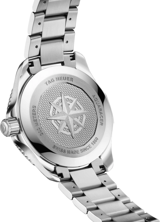 TAG Heuer,Aquaracer 40mm,40mm,Stainless Steel,Green,Quartz,Day,In-house Caliber,WBP1115,WBP1115.BA0000