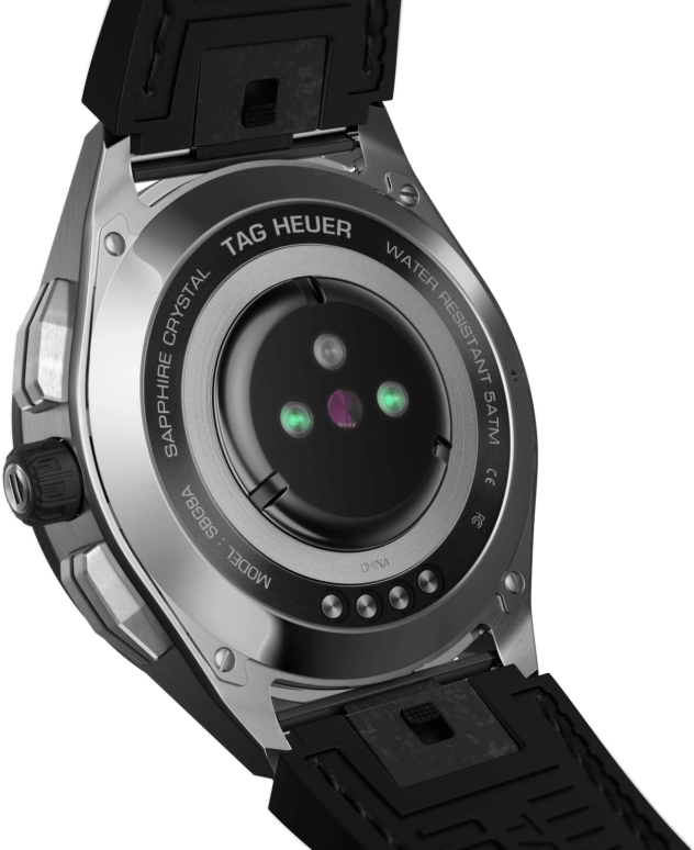 TAG Heuer,Connected Watch 45mm,45mm,Ceramic,Stainless Steel,Multi-Color,Processor,Chronograph,Day,SBG8A12,SBG8A12.BT6239