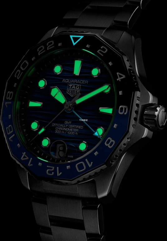 TAG Heuer,Aquaracer 42mm,42mm,Stainless Steel,Blue,Automatic,Day,Dule Time,QIN Haiyang,WBP5114,WBP5114.BA0013