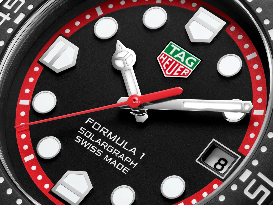 TAG Heuer,Formula 1 38mm,38mm,Stainless Steel,Black,Quartz,Day,Solar Charging,WBY1114,WBY1114.FT8084