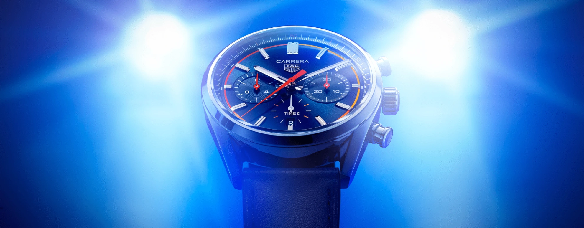 TAG Heuer,Carrera 42mm,42mm,Stainless Steel,Blue,Automatic,Chronograph,Day,CBN201D,CBN201D.FC6543