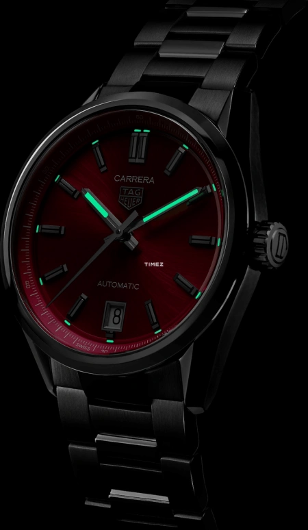 TAG Heuer,Carrera 36mm,36mm,Stainless Steel,Pink,Automatic,Day,80hours,Ryan Gosling,Ken,WBN2313,WBN2313.BA0001