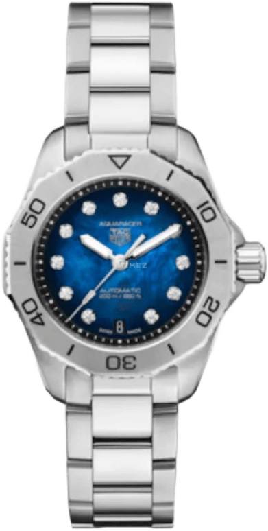 TAG Heuer,Aquaracer 30mm,30mm,Stainless Steel,Blue,Automatic,Date,40hours,WBP2411,WBP2411.BA0622