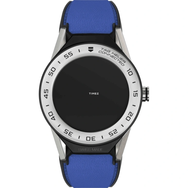 TAG Heuer,Connected Watch 41mm,41mm,Titanium,Black,Processor,Chronograph,Day,Smartwatch,GPS,Sapphire,Crystal Glass,Round,SBF818001,SBF818001.11FT8041