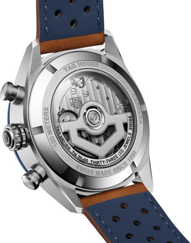 TAG Heuer,Carrera 44mm,44mm,Stainless Steel,Blue,Automatic,Chronograph,Day,CBN2A1A,CBN2A1A.FC6537