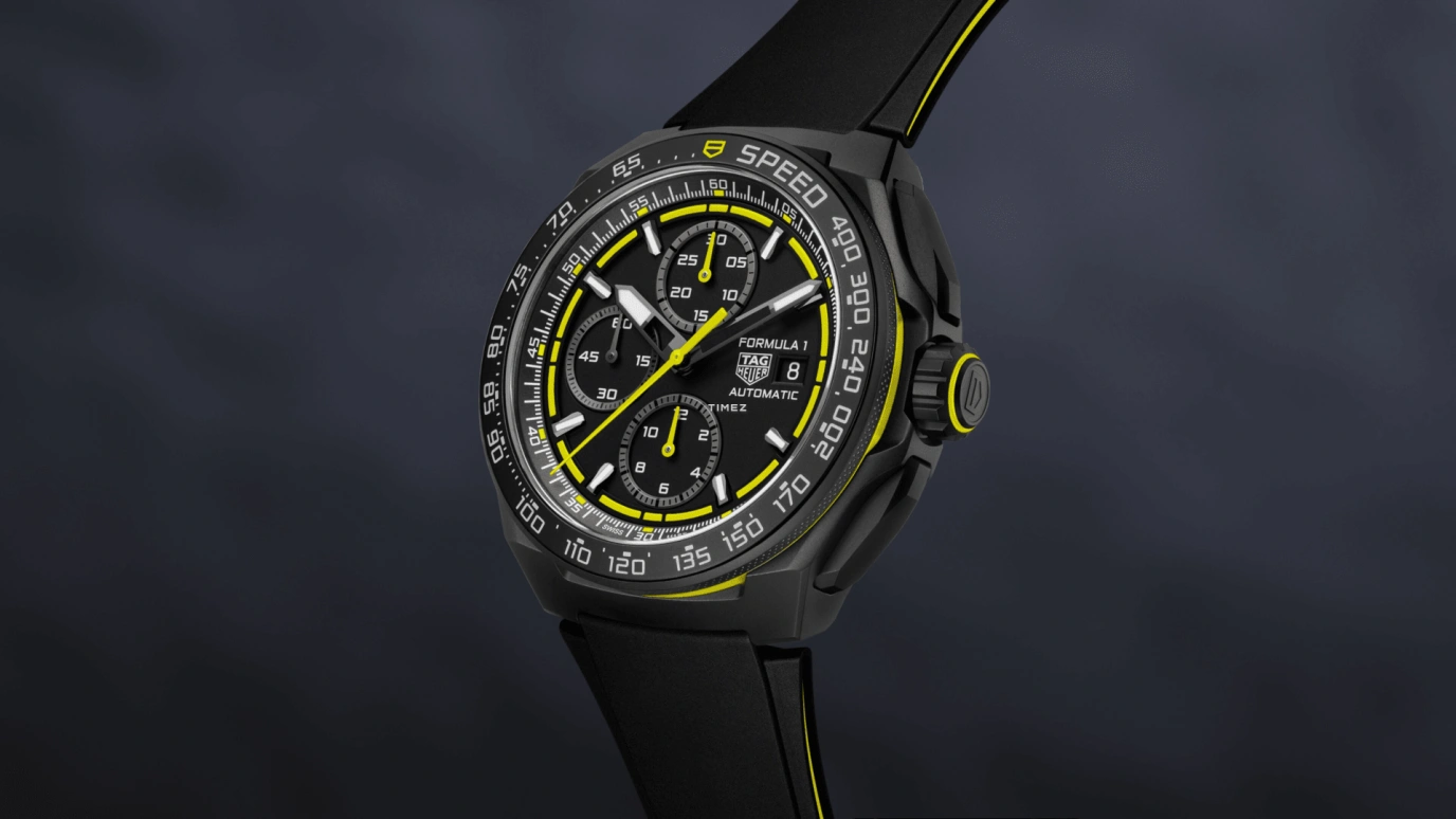 TAG Heuer,Formula 1 44mm,44mm,Titanium,Black,Automatic,Chronograph,Day,CBZ2086,CBZ2086.FT8098