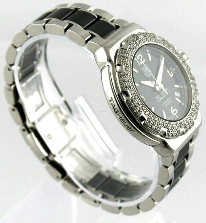TAG Heuer,Formula 1 37mm,37mm,Stainless Steel,Black,Quartz,Day,Sapphire,WAC1214,WAC1214.BA0859